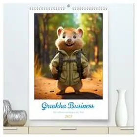 CALVENDO / Kowalski |  Quokka Business - Die süßesten Kollegen der Welt (hochwertiger Premium Wandkalender 2025 DIN A2 hoch), Kunstdruck in Hochglanz | Sonstiges |  Sack Fachmedien
