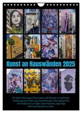 CALVENDO / Braun |  Kunst an Hauswänden (Wandkalender 2025 DIN A4 hoch), CALVENDO Monatskalender | Sonstiges |  Sack Fachmedien