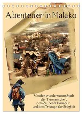 CALVENDO / Feix |  Abenteuer in Malako (Tischkalender 2025 DIN A5 hoch), CALVENDO Monatskalender | Sonstiges |  Sack Fachmedien