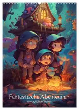 CALVENDO / artefacti |  Fantastische Abenteurer in magischen Welten (Wandkalender 2025 DIN A2 hoch), CALVENDO Monatskalender | Sonstiges |  Sack Fachmedien