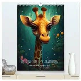 CALVENDO / artefacti |  Tierisch gute Illustrationen wie aus einer anderen Welt (hochwertiger Premium Wandkalender 2025 DIN A2 hoch), Kunstdruck in Hochglanz | Sonstiges |  Sack Fachmedien