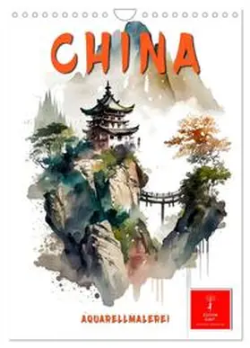 CALVENDO / Roder |  China - Aquarellmalerei (Wandkalender 2025 DIN A4 hoch), CALVENDO Monatskalender | Sonstiges |  Sack Fachmedien