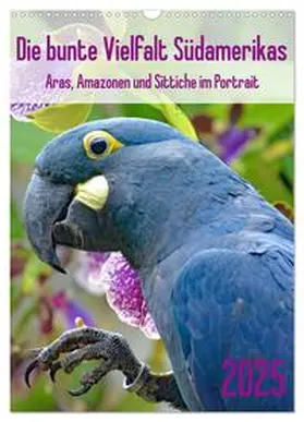CALVENDO / Kleemann |  Die bunte Vielfalt Südamerikas - Aras, Amazonen und Sittiche im Portrait (Wandkalender 2025 DIN A3 hoch), CALVENDO Monatskalender | Sonstiges |  Sack Fachmedien