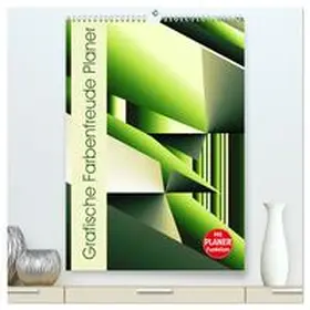 CALVENDO / Sattler |  Grafische Farbenfreude Planer (hochwertiger Premium Wandkalender 2025 DIN A2 hoch), Kunstdruck in Hochglanz | Sonstiges |  Sack Fachmedien