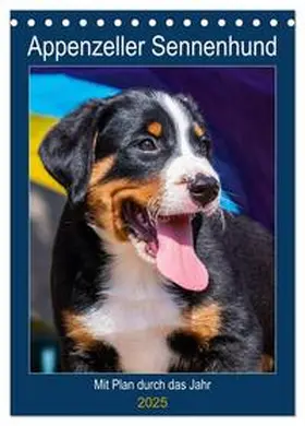 CALVENDO / Starick |  Appenzeller Sennenhund - Mit Plan durch das Jahr (Tischkalender 2025 DIN A5 hoch), CALVENDO Monatskalender | Sonstiges |  Sack Fachmedien