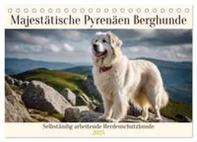 CALVENDO / Kleemann |  Majestätische Pyrenäen Berghunde (Tischkalender 2025 DIN A5 quer), CALVENDO Monatskalender | Sonstiges |  Sack Fachmedien