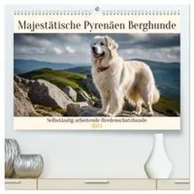CALVENDO / Kleemann |  Majestätische Pyrenäen Berghunde (hochwertiger Premium Wandkalender 2025 DIN A2 quer), Kunstdruck in Hochglanz | Sonstiges |  Sack Fachmedien