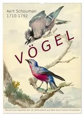 CALVENDO / Galle |  Aert Schouman. VÖGEL (Wandkalender 2025 DIN A2 hoch), CALVENDO Monatskalender | Sonstiges |  Sack Fachmedien