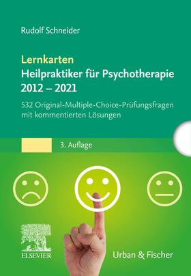 Schneider | Lernkarten Heilpraktiker für Psychotherapie | E-Book | sack.de