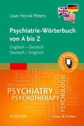 Peters |  Psychiatrie-Wörterbuch von A bis Z | Buch |  Sack Fachmedien