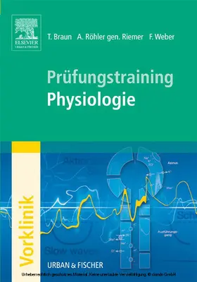 Dettmer / Braun / Folkerts |  Prüfungstraining Physiologie | eBook | Sack Fachmedien