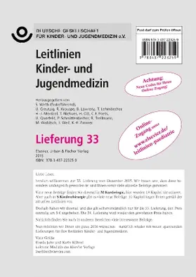 Wirth / Creutzig / Krauspe |  Leitlinien Kinder- und Jugendmedizin | Loseblattwerk |  Sack Fachmedien