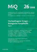 Podbielski / Abele-Horn / Herrmann |  MiQ 26: Hochpathogene Erreger, Biologische Kampfstoffe, Teil I | Loseblattwerk |  Sack Fachmedien