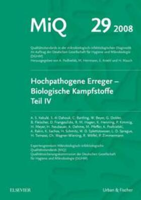 Podbielski / Herrmann / Kniehl | MiQ 29: Hochpathogene Erreger, Biologische Kampfstoffe, Teil IV | Loseblattwerk | sack.de