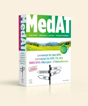 Tafrali / Barus / Dax | MedAT Kompendium - Lernskript für den BMS, Lernskript für KFF, TV, SEK, BMS-Übungen, Simulationen im Schuber | Buch | 978-3-437-41458-9 | sack.de