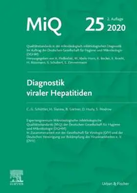 Schüttler / Abele-Horn / Podbielski |  MIQ Heft 25 Diagnostik viraler Hapatitiden | Loseblattwerk |  Sack Fachmedien