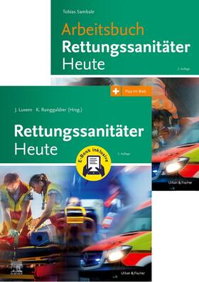 Sambale / Luxem / Runggaldier | Rettungssanitäter Heute + Arbeitsbuch Rettungssanitäter Heute, Set | Buch | 978-3-437-48208-3 | sack.de