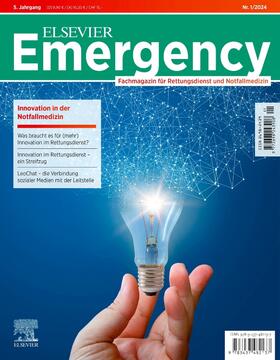 Gollwitzer / Grusnick / Klausmeier | ELSEVIER Emergency. Innovation in der Notfallmedizin. 1/2024 | Buch | 978-3-437-48213-7 | sack.de