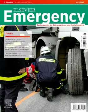 Gollwitzer / Grusnick / Klausmeier | ELSEVIER Emergency. Trauma. 5/2024: Fachmagazin für Rettungsdienst und Notfallmedizin | Buch | 978-3-437-48218-2 | sack.de