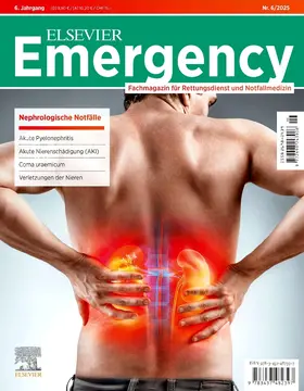 Flake / Gollwitzer / Grusnick |  ELSEVIER Emergency. Nephrologische Notfälle. 6/2025: Fachmagazin für Rettungsdienst und Notfallmedizin | Buch |  Sack Fachmedien