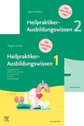 Dölcker |  Dölcker, Set Heilpraktiker Ausbildungwissen Bd. 1 und 2 | Buch |  Sack Fachmedien