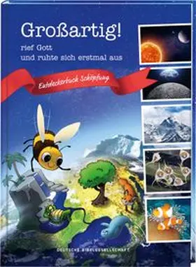 Jahnke |  Großartig!, rief Gott und ruhte sich erstmal aus. Die Schöpfungsgeschichte neu entdecken: Bibelgeschichten für Kinder kombiniert mit spannendem Sachwissen. Ein Mitmachbuch ab 7 Jahren. | Buch |  Sack Fachmedien