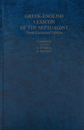  A Greek-English Lexicon of the Septuagint | Buch |  Sack Fachmedien