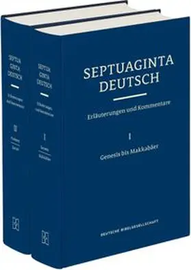 Karrer / Kraus |  Septuaginta Deutsch. Erläuterungen und Kommentare | Buch |  Sack Fachmedien