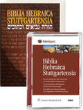 Elliger / Rudolph / Schenker |  Biblia Hebraica Stuttgartensia. Buch und CD-ROM | Buch |  Sack Fachmedien