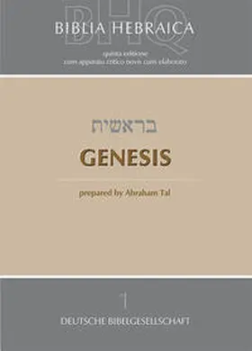 Tal |  Biblia Hebraica Quinta (BHQ). Genesis | Buch |  Sack Fachmedien