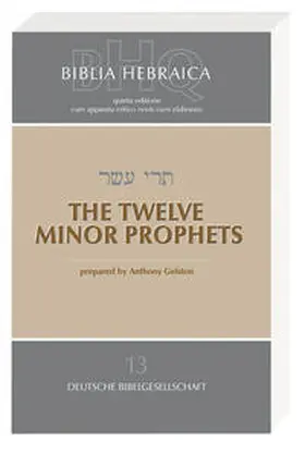 Biblia Hebraica Quinta (BHQ). Gesamtwerk zur Fortsetzung / The Twelve Minor Prophets | Buch | 978-3-438-05273-5 | www.sack.de