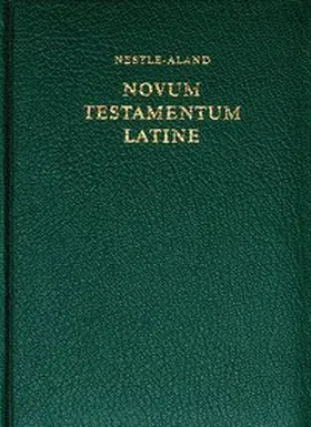 Aland |  Novum Testamentum Latine | Buch |  Sack Fachmedien