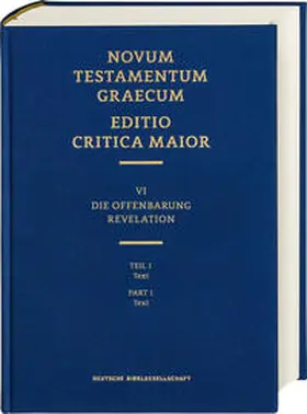 Institut für Neutestamentliche Textforschung, Münster / Karrer |  ECM VI/1. Offenbarung. Text | Buch |  Sack Fachmedien