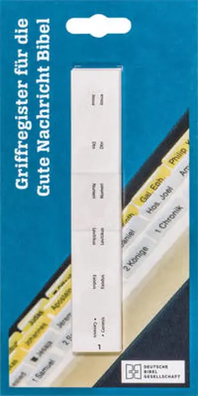  Griffregister für die Gute Nachricht Bibel | Sonstiges |  Sack Fachmedien
