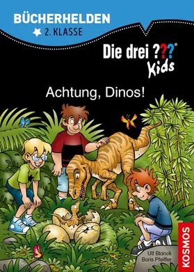 Blanck / Pfeiffer |  Die drei ??? Kids, Bücherhelden, Achtung, Dinos! (drei Fragezeichen Kids) | eBook | Sack Fachmedien