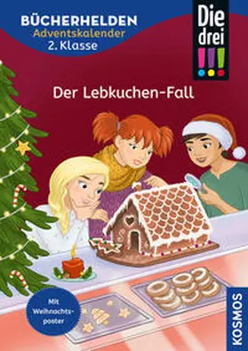 Scheller |  Die drei !!!, Bücherhelden 2. Klasse, Adventskalender, Der Lebkuchen-Fall | Buch |  Sack Fachmedien