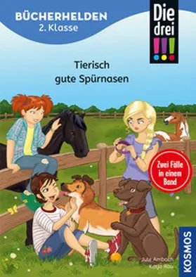 Ambach |  Die drei !!!, Bücherhelden 2. Klasse, Doppelband, Tierisch gute Spürnasen | Buch |  Sack Fachmedien