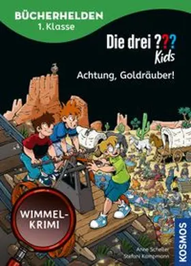 Scheller |  Die drei ??? Kids, Bücherhelden 1. Klasse, Achtung, Goldräuber! (drei Fragezeichen Kids) | eBook | Sack Fachmedien