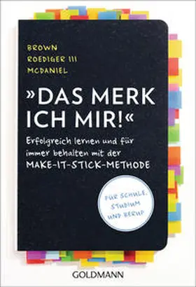 Brown / Roediger III / McDaniel |  Das merk ich mir! | Buch |  Sack Fachmedien
