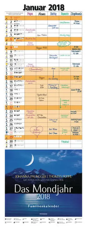 Paungger / Poppe |  Das Mondjahr 2018 | Sonstiges |  Sack Fachmedien