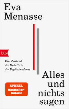 Menasse |  Alles und nichts sagen | Buch |  Sack Fachmedien