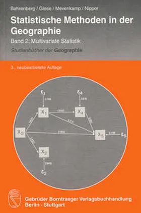 Bahrenberg / Giese / Mevenkamp |  Statistische Methoden in der Geographie Band 2: Multivariate Statistik | Buch |  Sack Fachmedien