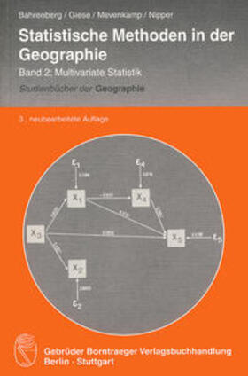 Bahrenberg / Giese / Mevenkamp | Statistische Methoden in der Geographie 2 | Buch | 978-3-443-07144-8 | sack.de