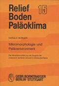 Borger |  Mikromorphologie und Paläoenvironment | Buch |  Sack Fachmedien