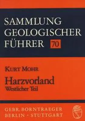 Mohr |  Harzvorland - Westlicher Teil | Buch |  Sack Fachmedien