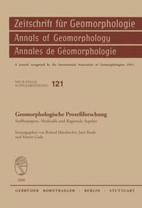 Mäusbacher / Baade / Gude | Geomorphologische Prozessforschung | Buch | 978-3-443-21121-9 | sack.de