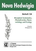 Frey |  Bryophyte Systematics, Phytodiversity, Phytosociology and Ecology | Buch |  Sack Fachmedien