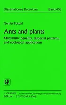 Fokuhl |  Ants and plants | Buch |  Sack Fachmedien