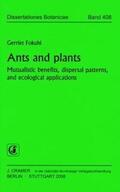 Fokuhl |  Ants and plants | Buch |  Sack Fachmedien