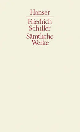 Schiller / Alt |  Werke 4 | Buch |  Sack Fachmedien
